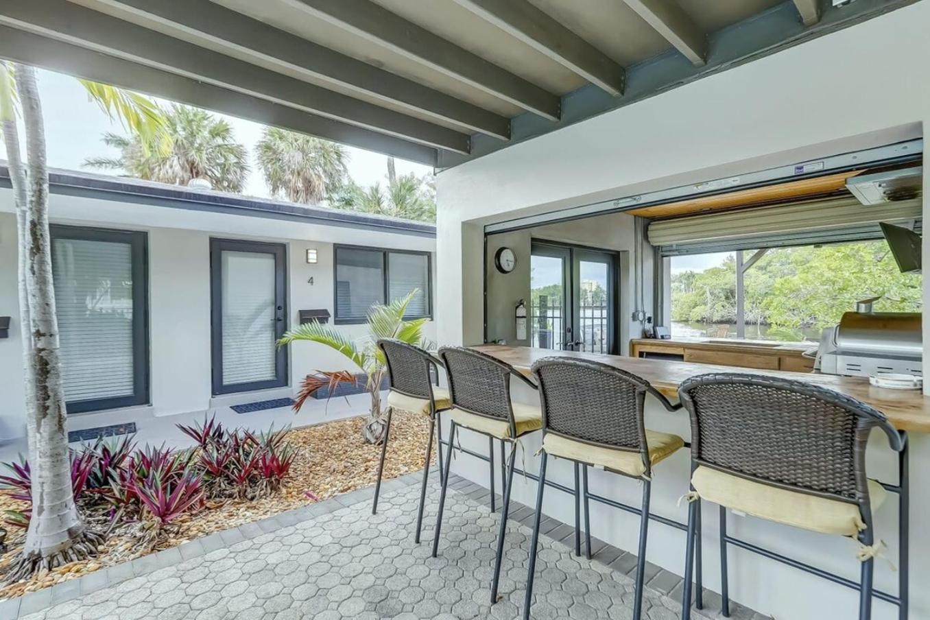 Waterfront Apartment Private Patio Pool Fort Lauderdale Exterior foto