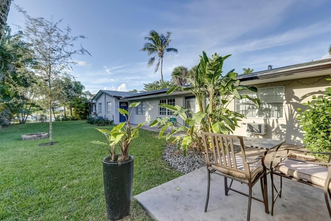 Waterfront Apartment Private Patio Pool Fort Lauderdale Exterior foto